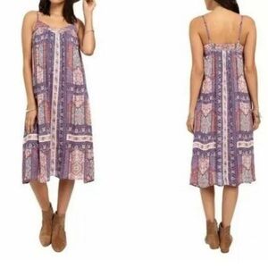 Lucky Brand Bohemian Purple Maxi Dress